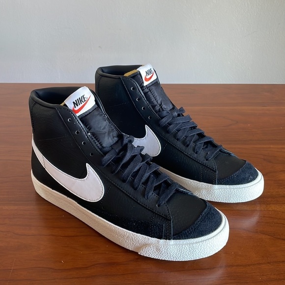 Nike Blazer Mid 77 Vintage Black/White BQ6806-002 Casual Sneakers Men’s NWOB - Picture 2 of 5